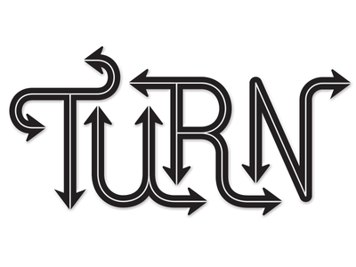 Turn custom lettering turn type typography