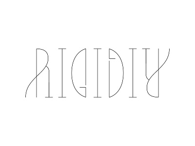 Another ambigram ambigram balance custom geometry lettering structure type typography