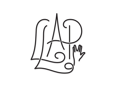 LLAP fun lettering monogram spock type typography