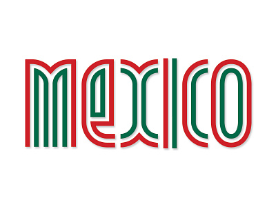 Mexico! lettering mexico typography