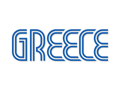 Greece! greece lettering typography