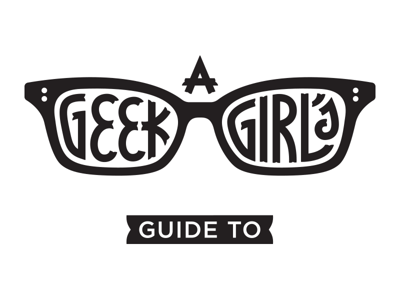A Geek Girl's Guide To... // Book cover 1 of 3 book book cover cover design hand lettering lettering type typography vector