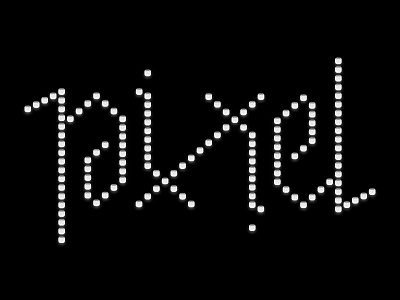 Pixel // Ambigram ambigram digital lettering pixel type typography vector