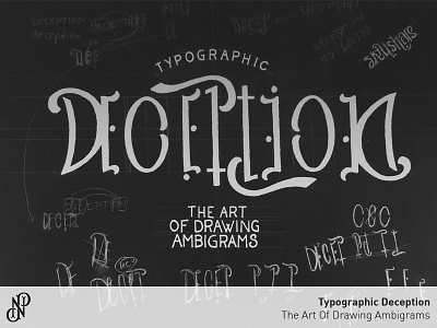 Skillshare Class // Typographic Deception ambigram class hand lettering lettering skillshare teaching type typography