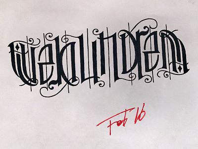 Skillshare Class: Typographic Deception ambigram class hand lettering lettering skillshare teaching type typography