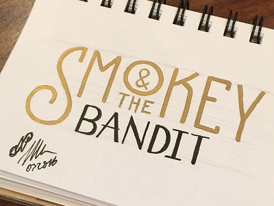 What we're dealing with here... hand lettering lettering movie type typography