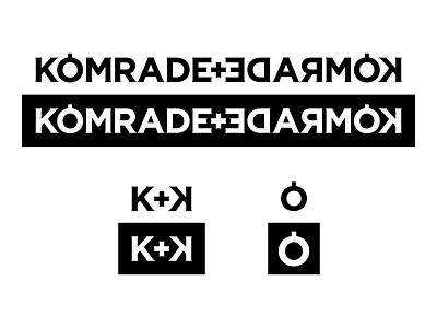 KOMRADE + KOMRADE brand branding icon identity logo mark symbol