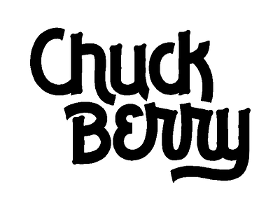RIP Chuck Berry hand lettering lettering music type typography