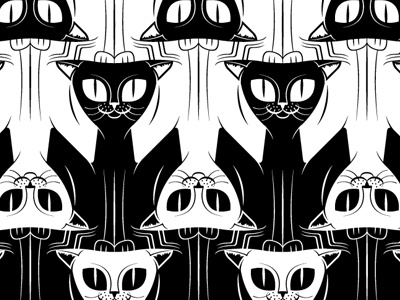 Cat Tessellation escher mc escher pattern tessellation