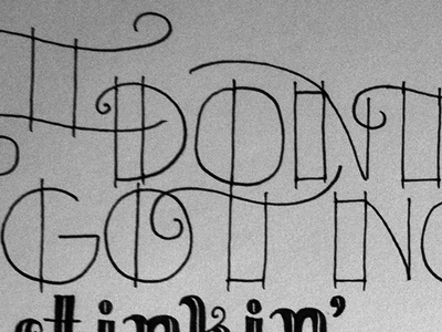 I Don't Got No Stinkin' Accent hand lettering lettering nyc