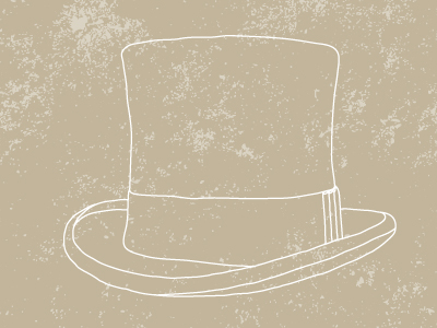 Hats Of The World - Tophat hat illustration illustrative pattern texture