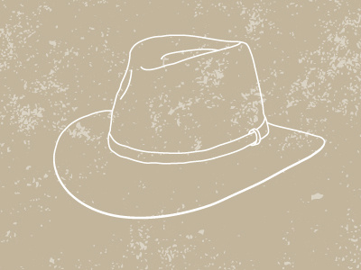 Hats Of The World - Akubra Hat hat illustration illustrative pattern texture