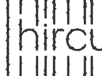 Hirculation - Dead Words dead words digital lettering hirculation illustrative lettering typography vines