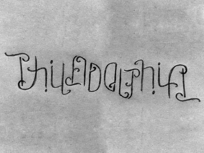 Philadelphia Ambigram