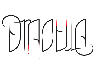 Dracula // Ambigram