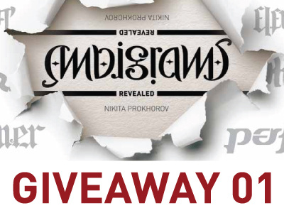 Ambigrams Revealed Giveaway 01 ambigram ambigrams revealed book free giveaway hand lettering lettering typography