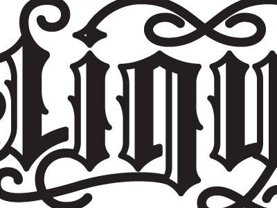 Liquidsky Final blackletter detail hand lettering lettering type typography