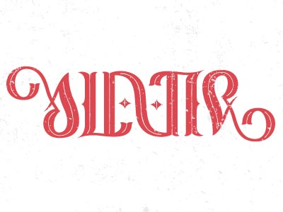 Ambigrams for Dribbblers // 1 ambigram custom hand lettering lettering slater typography