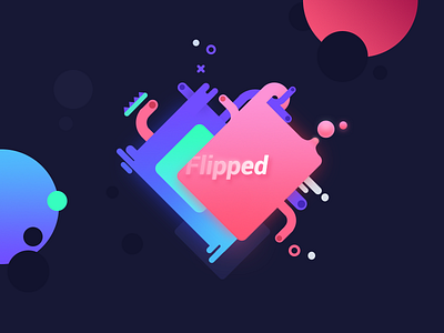 Flipped color ui