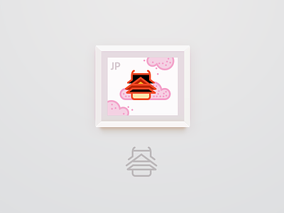 Enjoy Japan cherryblossom icon illustration japan photo pink travel ui