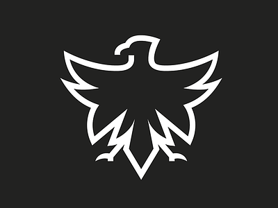 Eagle outline eagle logo logotype outline rebranding