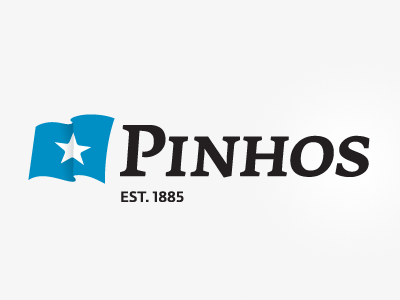 Pinhos Rebranding brand flag identity star