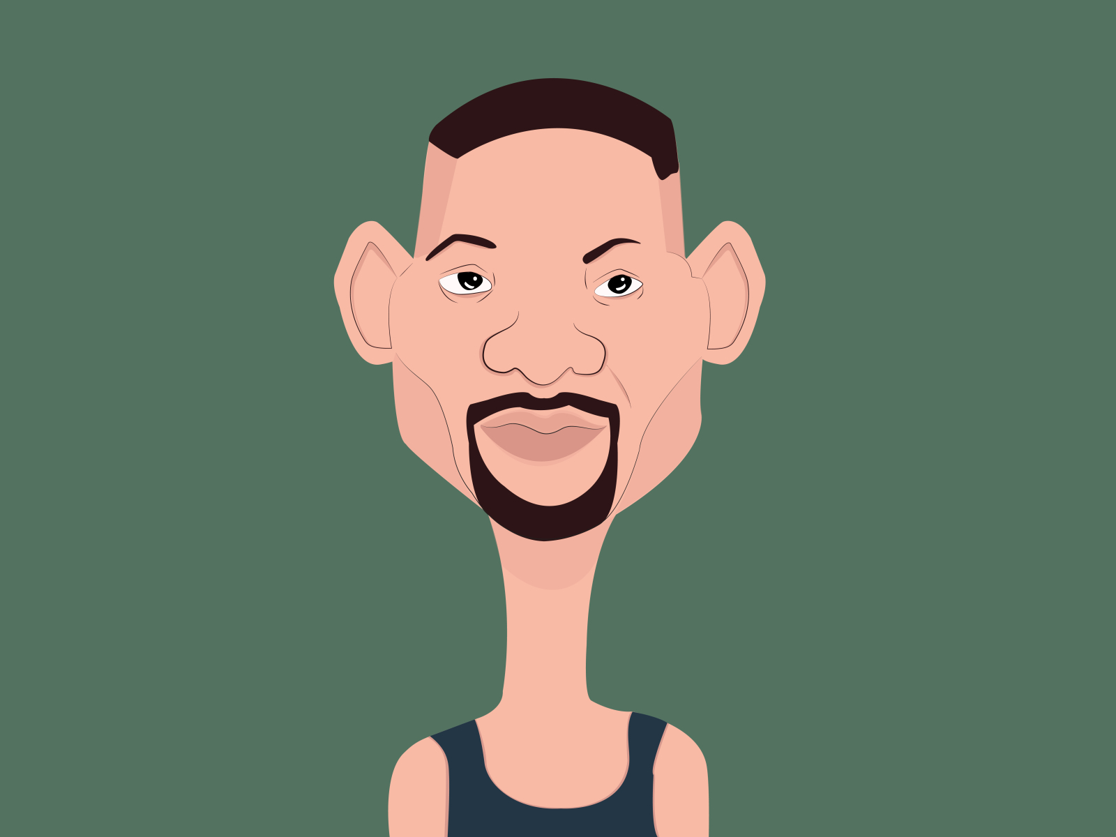 Caricature illustration by kuldeep on Dribbble