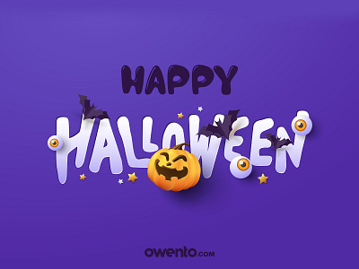 Happy Halloween! 🎃 3d art design designer digitalart dribbble ghost halloween halloween2021 halloweenmovies happy illustration illustrator logo night orange purple scary timburton