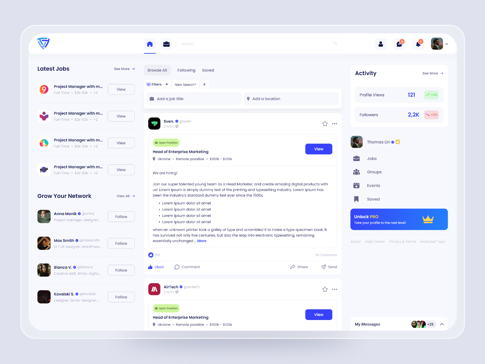 Meet Teckbase 👇 by Daniel Bihari — owento™ on Dribbble