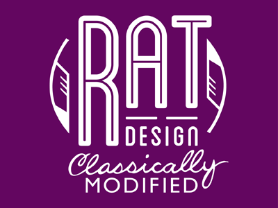 Personal Logo design logo rat typography