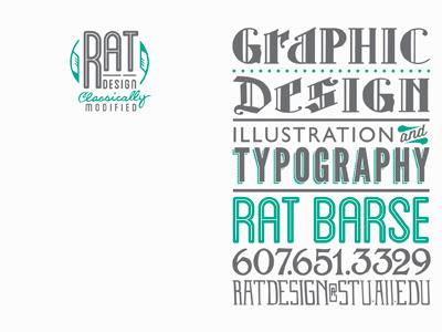 Business Card branding business card logo typography
