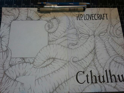 Final Hand Drawn Cthulhu