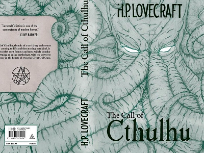 Final Cthulhu book cover cthulhu free hand redesign