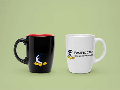 PACIFIC CALM LOGO branding creative design graphic design illustration logo