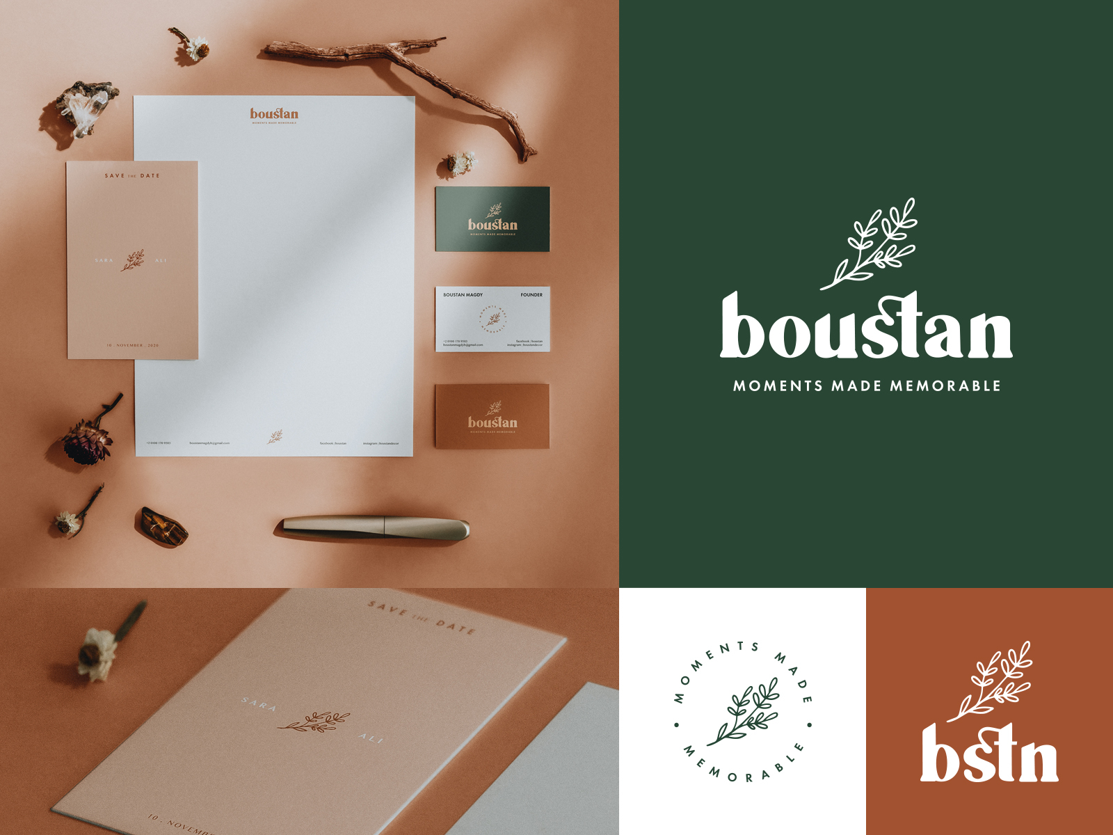 Boustan Brand Identity By Kareem Magdi On Dribbble