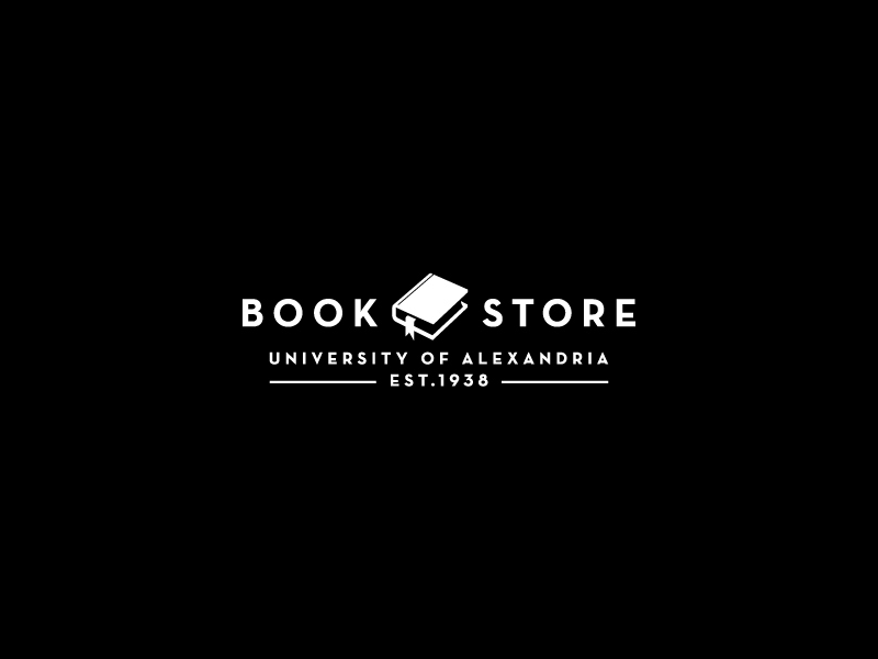 Bookstore books bookshop bookstore brand corporate identity library logo