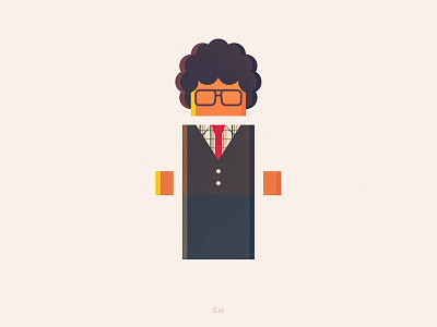 Baheeg anybuddy character design flat geometric minimal