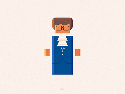 Austin Powers anybuddy austin baby character design flat geometric minimal powers yeah