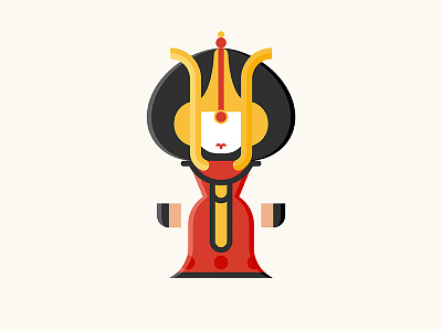 Queen Amidala amidala anybuddy character design geometric minimal pop culture queen shapes starwars