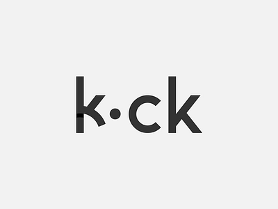 Kick ball branding football logo minimal sports type typography visual identity wordmark