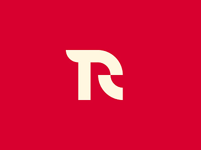 R Mark bold branding letter logo mark minimal r symbol type visual identity