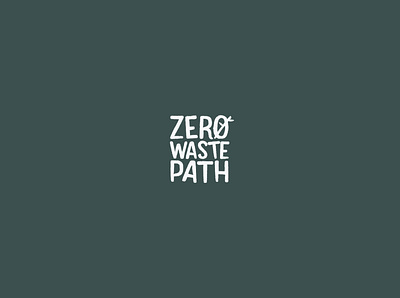 Zero Waste Path Brand Identity Logo Design brand identity branding design icon illustration logo logo design sustainable typography vector