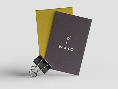 W&CO Financial Branding Brand Identity