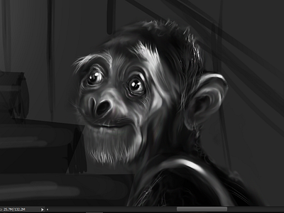 Illustrations for The Monkey End Game By David Walker adobe demirtshyan illustration monkey photoshop zack