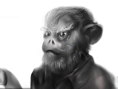 The Monkey End Game-Illustrations david demirtshyan illustration monkey photoshop walker zack