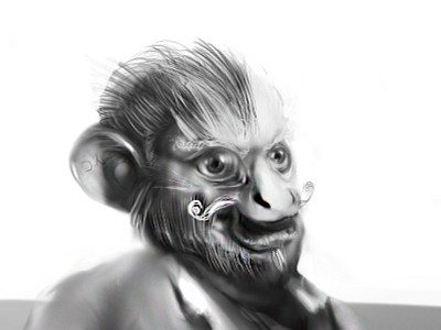 The Monkey End Game-Illustrations david demirtshyan illustration monkey photoshop walker zack