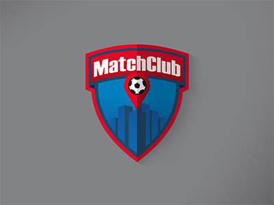 Match Club app ball branding club football logo match network soccer social