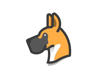 Great Dane animal branding dane danes dog geometric gran great icon logo perro