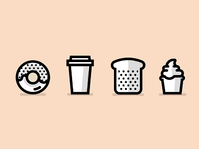 Café icons