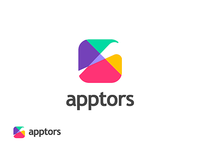 Apptors app bogota branding creative logo logodesign startup technology ui